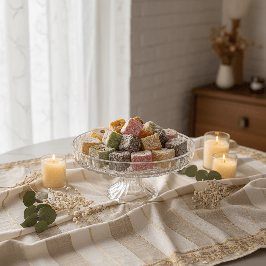 Crystal Footed Glass Candy Plate | Cut Glass Pedestal Serving Dish | 17×8 cm - Image 4