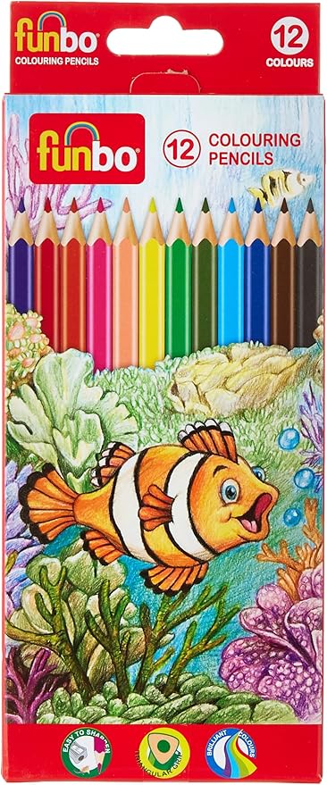 Funbo Colour Pencil 12Pcs Set