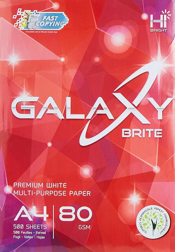 Galaxy A4 Paper 500 Sheets