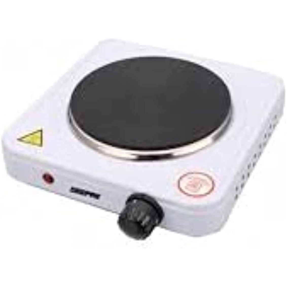 Geepas GHP32013 1000W Electric Single Hot Plate for Flexible & Precise Table Top Cooking - Cast Iron Heating Plate