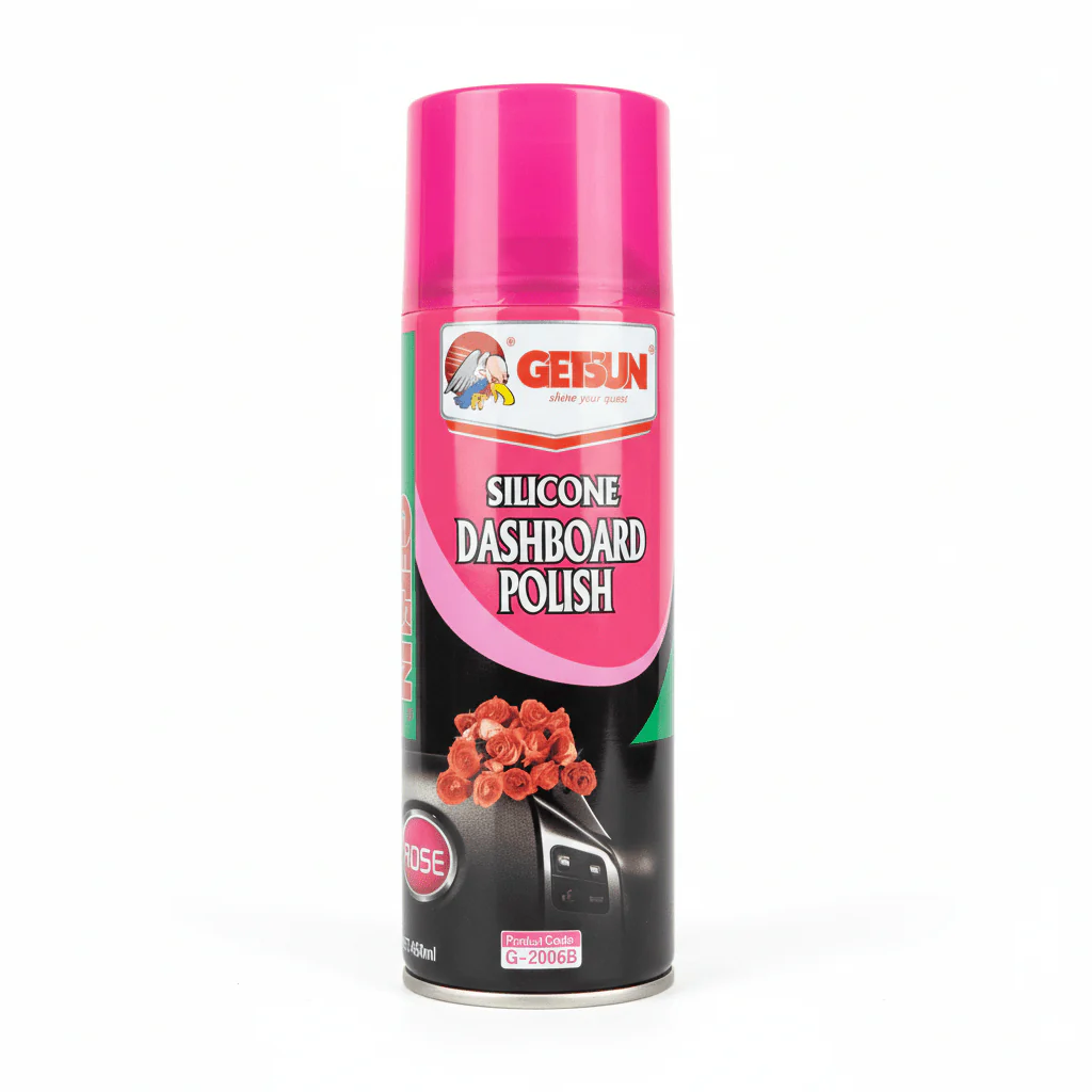 Getsun Silicone Dashboard Polish – Rose Fragrance-450ml