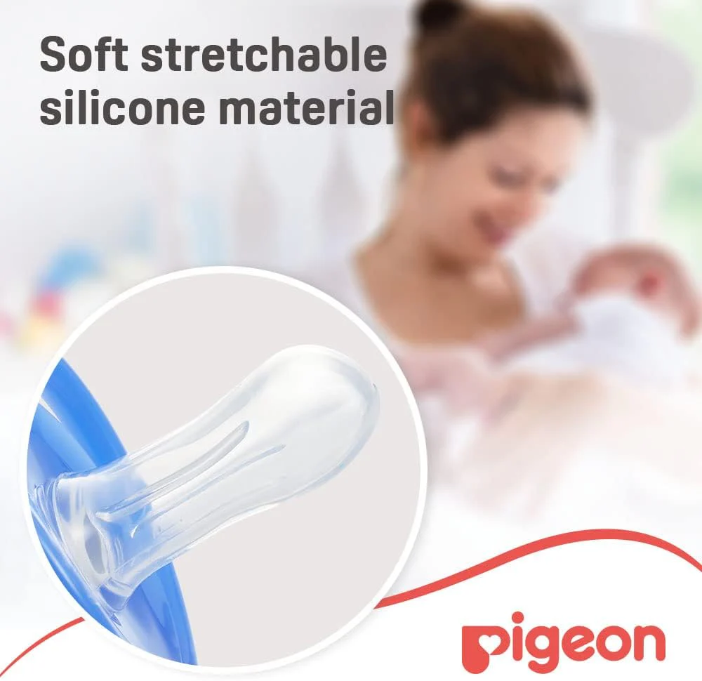 Pigeon, Minilight Pacifier, Ultra Light Weight, Soft Silicone Nipple, Bpa Free, L Size - Image 3