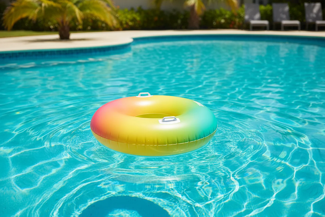 Intex Rainbow Ombre Inflatable Swim Tube – 122 cm - Image 2