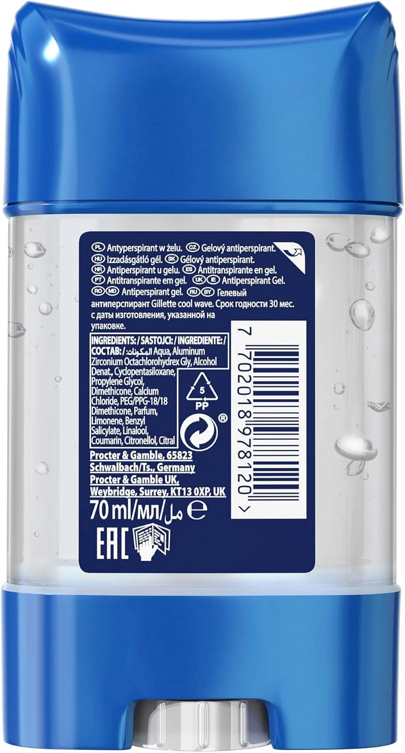Gillette Gillette Stick Clear Gel Cool Wave-70ML - Image 6