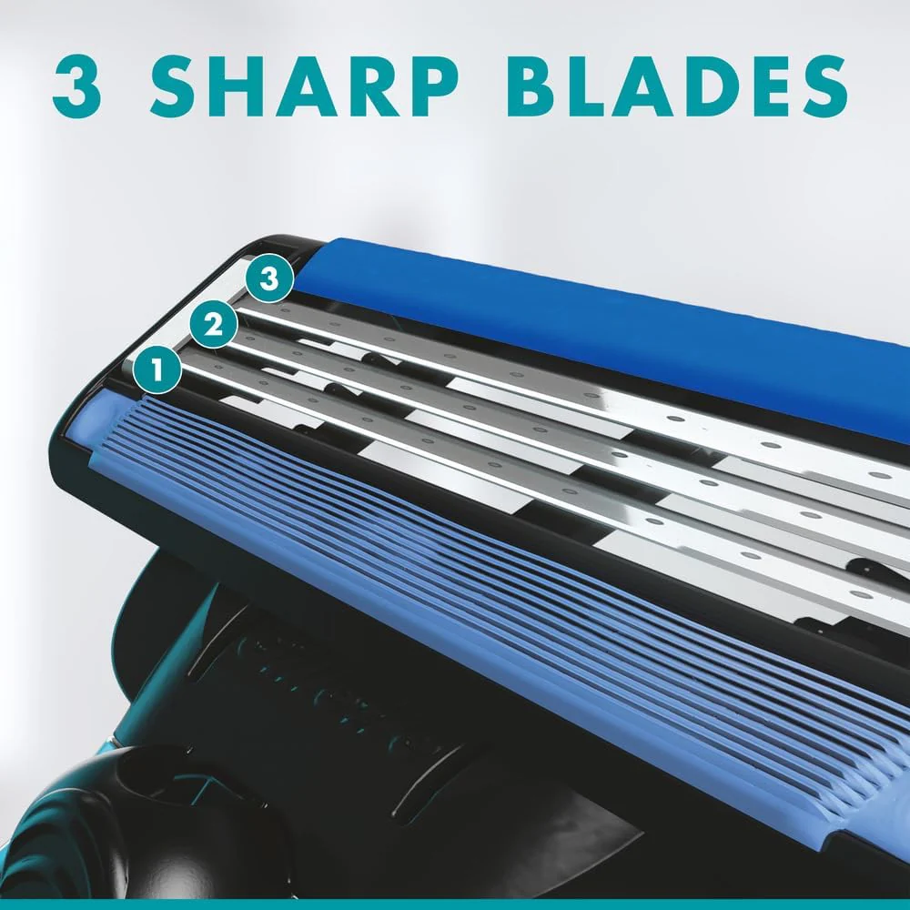 Gillette Mach3+ Men's Refillable Razor: 3 Blade Refills - Image 5