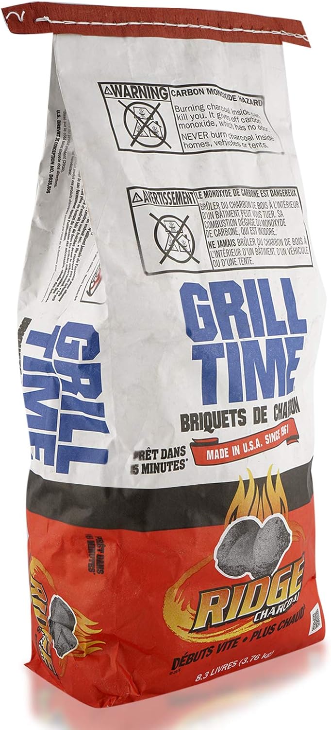 Grill Time Charcoal Briquets 3.76 kg | Premium Long-Lasting BBQ Charcoal | High Heat Output Fuel for Outdoor Grilling & Picnics - Image 2