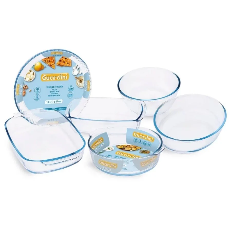Guardini Round Borosilicate Glass Pie Pan 1.6 Liter, 27cm - Image 3