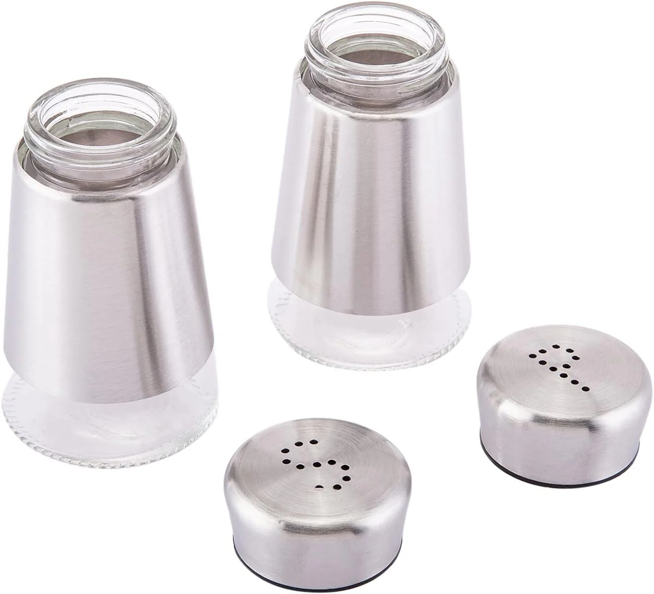 Harmony 90ml Salt & Pepper Shaker Set – 2 Pieces - Silver - Image 4