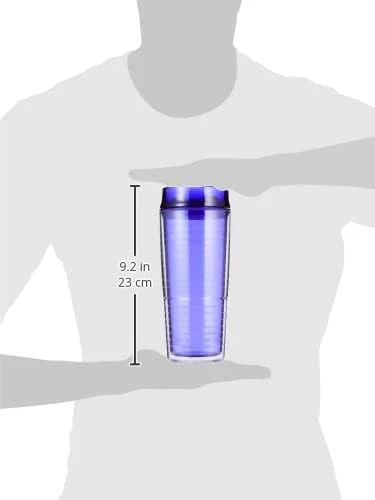 Harmony Bottle Clear Outer 600ML Yh-161Purple_01 - Image 2