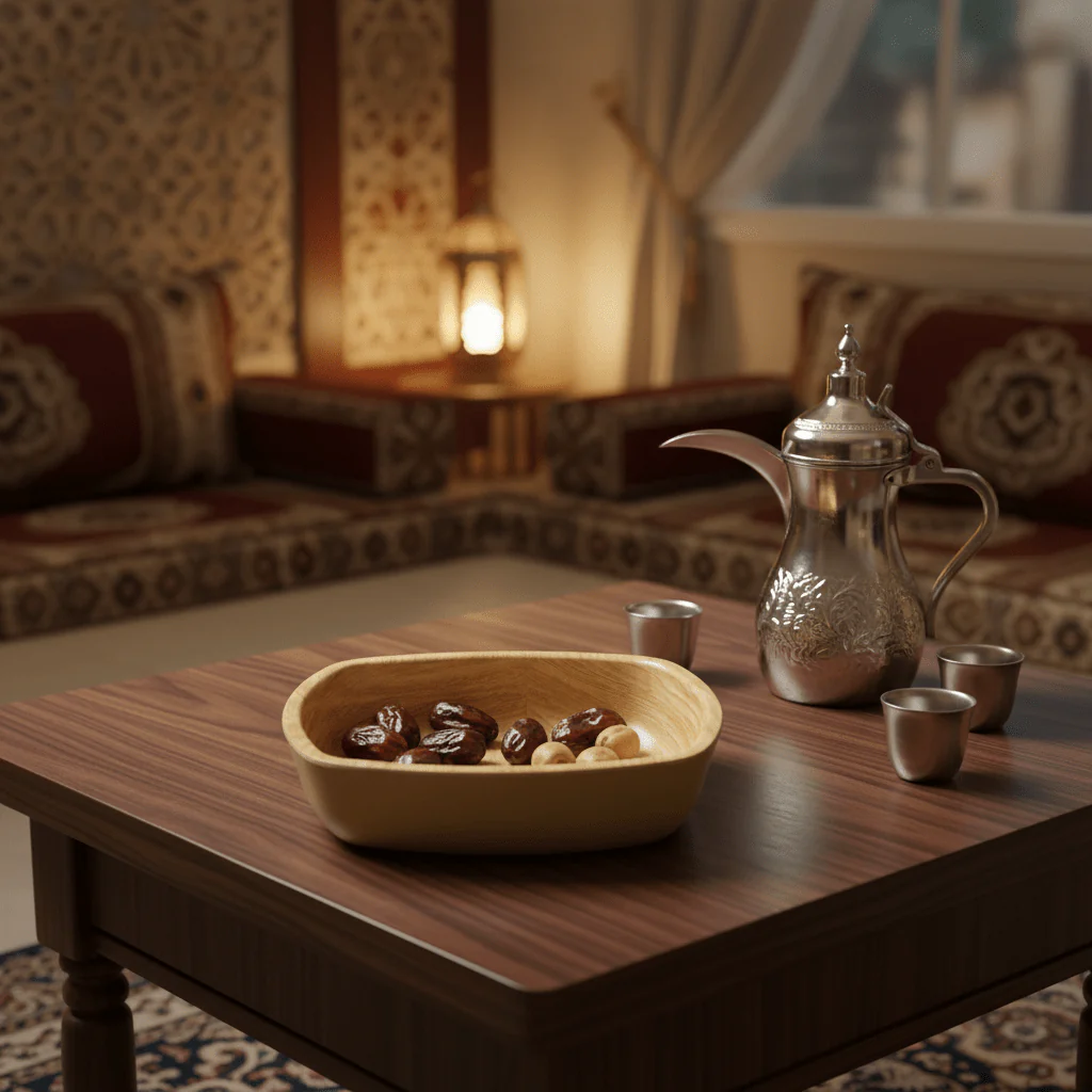 Harmony Elegant Wood Grain Square Melamine Serving Plate Premium Quality Dining 25×25 cm - Image 4