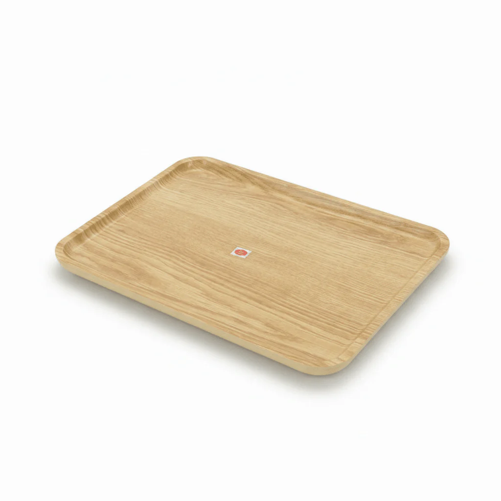 Harmony Large Rectangular Wood Grain Melamine Serving Tray Durable Multipurpose 39×29 cm - Image 3
