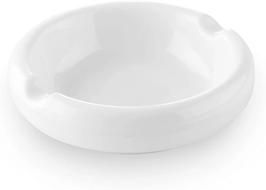 Harmony Melamine Horeca Thicken Ashtray White 9.7 * 5.7