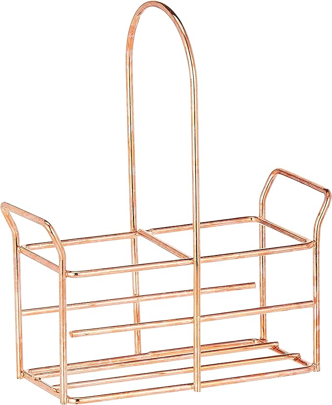 Harmony Table Top 2-Piece Spice Shaker Set - 90ml - Rose Gold & Clear Glass - Image 2