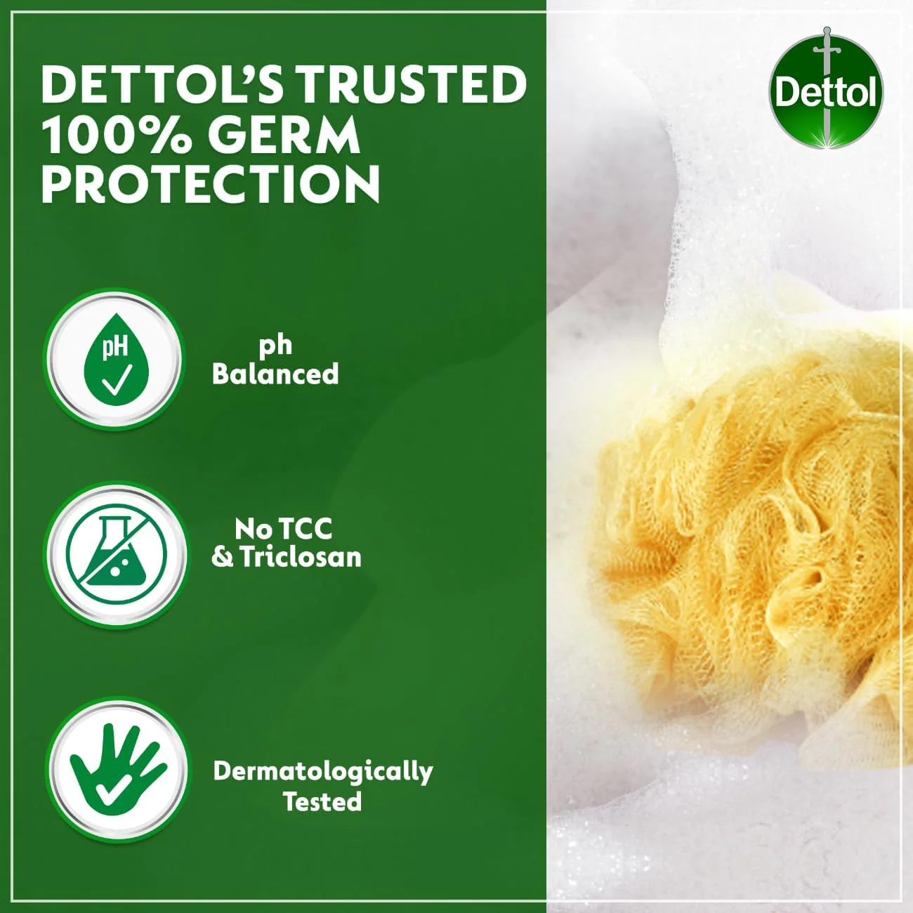 Dettol Sensitive Shower Gel & Body Wash, Lavender & White Musk Scent, 500ml - Image 3