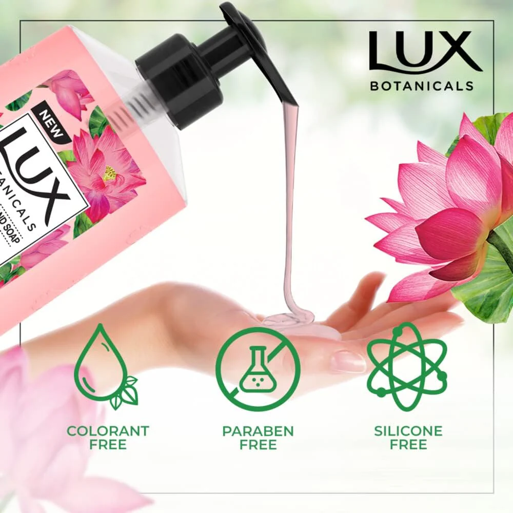 LUX Botanicals Hand Wash Lotus & Honey, 250 ml - Image 2