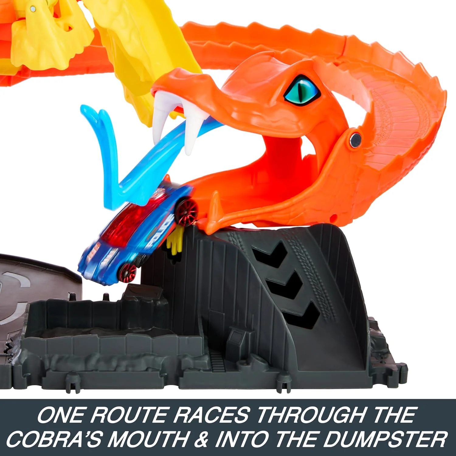Hot Wheels Rex, Pizza Slam Cobra Attack, Connect-Expand-Create, HTN81 - Image 3