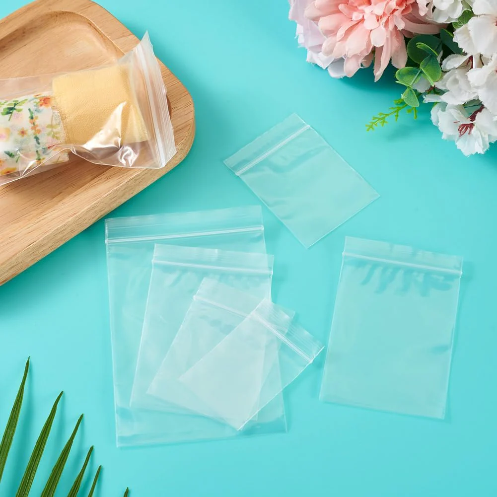 Hotpack 50pcs Zip & Lock Bags 12cm*25cm, Preserve Freshness - Image 3