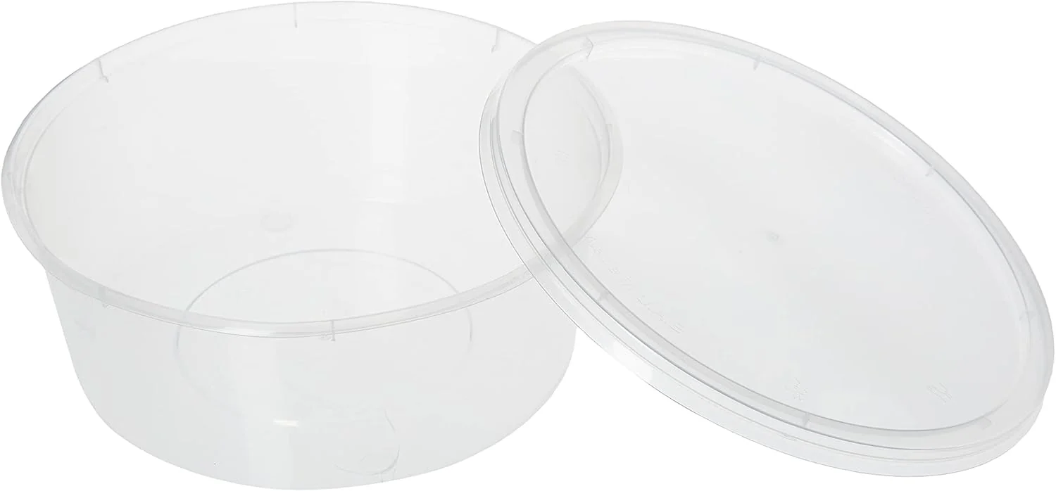 Hotpack 5pcs Microwaveable Round Containers 250ml - Image 2