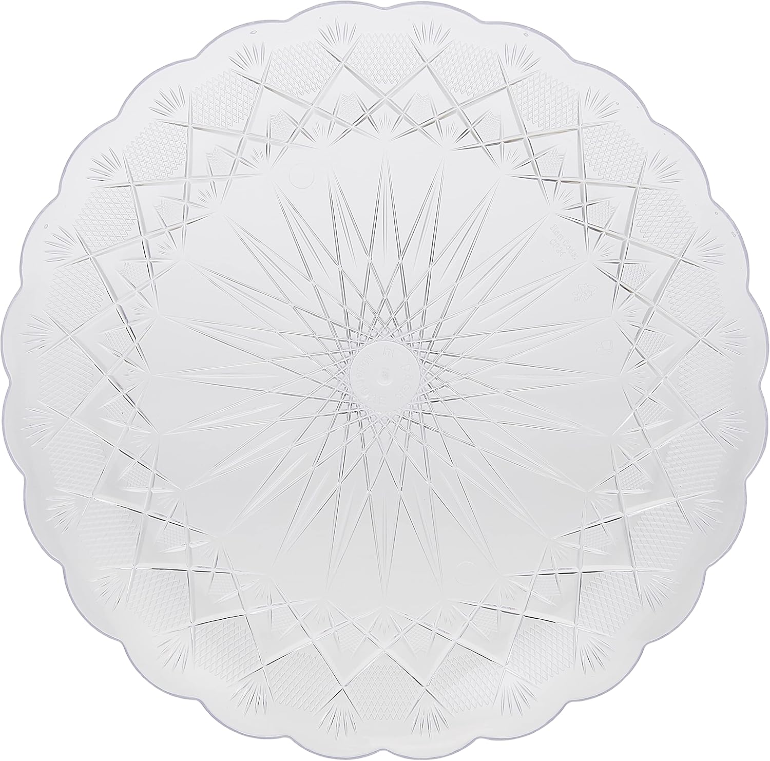 Hotpack Classique Range 5pcs Round Crystal Plate 30cm