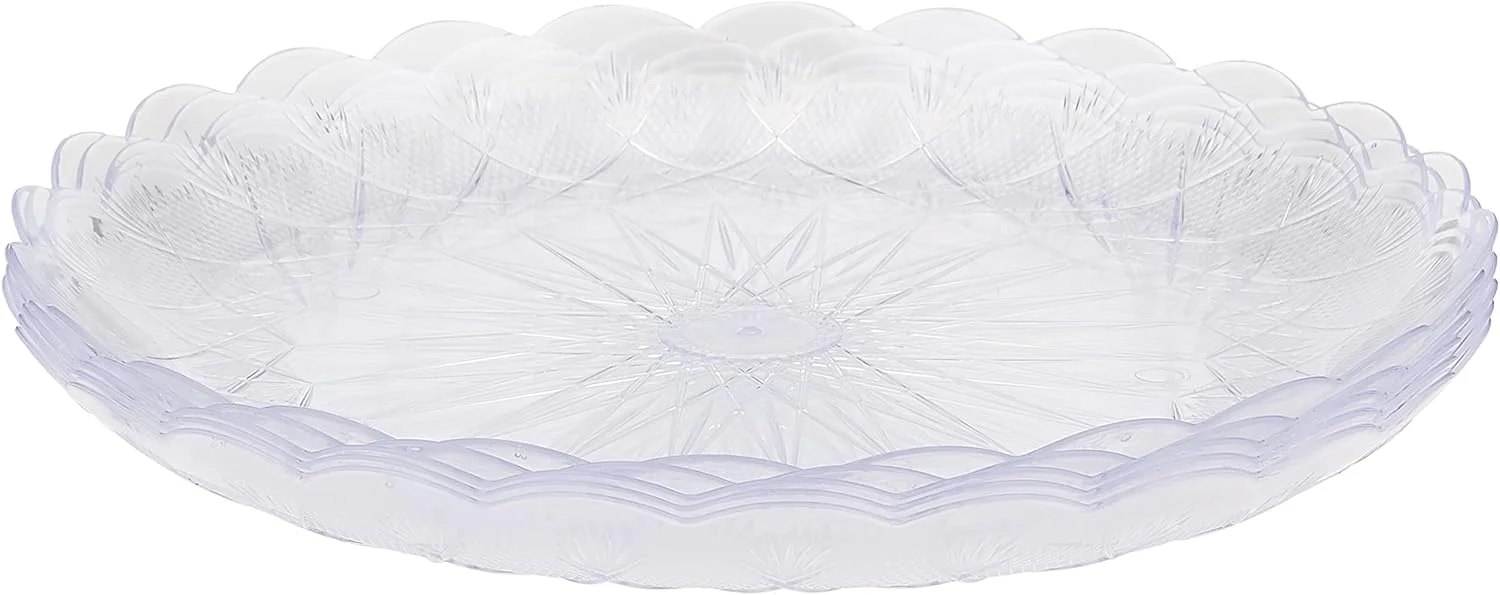 Hotpack Classique Range 5pcs Round Crystal Plate 30cm - Image 2