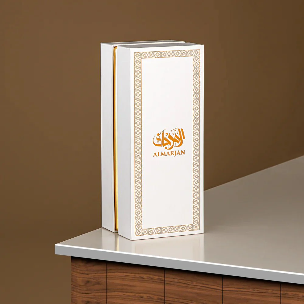 Almarjan Perfume Bottle 200ML (VR-D23-5-Silver) - Image 3