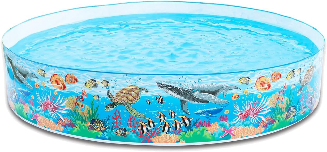 Intex Snapset Paddling Pool – Ocean Reef Design | 244cm × 46cm
