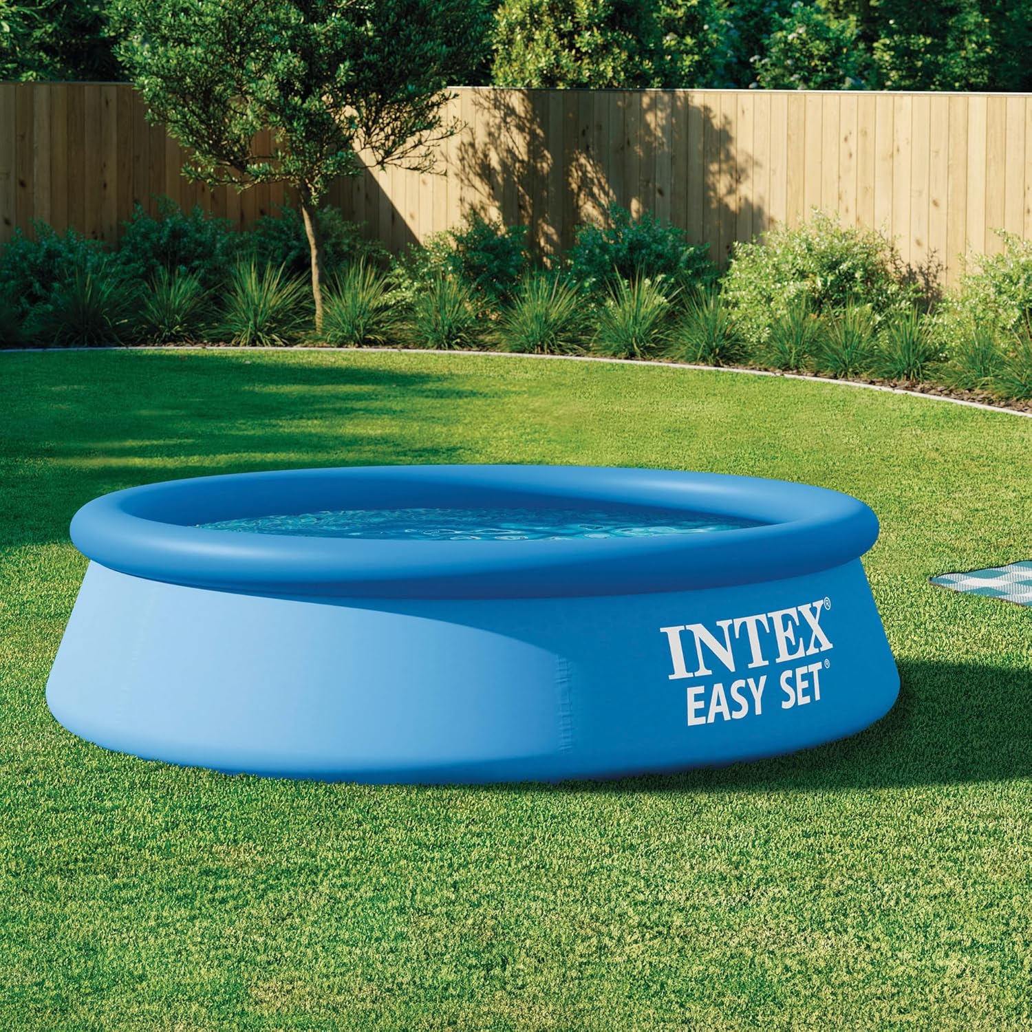 Intex Easy Set Inflatable Above Ground Pool – 8" x 24" | Quick Setup Backyard Pool - Image 2