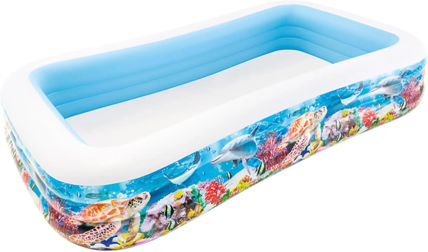 Intex Tropical Reef Inflatable Family Pool – 305 x 183 x 56 cm