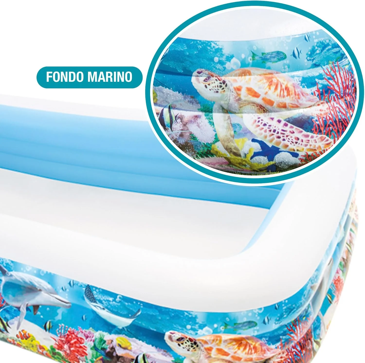 Intex Tropical Reef Inflatable Family Pool – 305 x 183 x 56 cm - Image 2