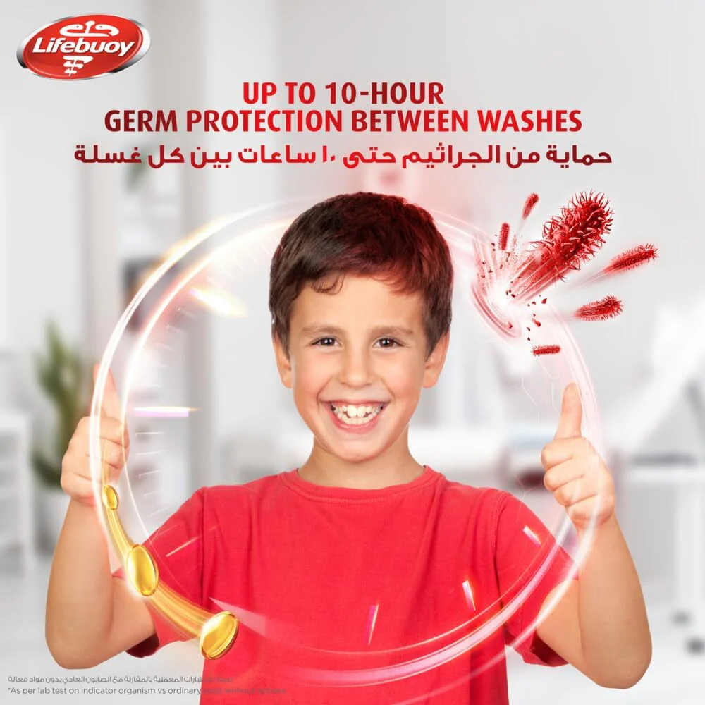 Lifebuoy Hand Wash, Total 10, for 100% stronger germ protection in 10 seconds, 500ml - Image 3