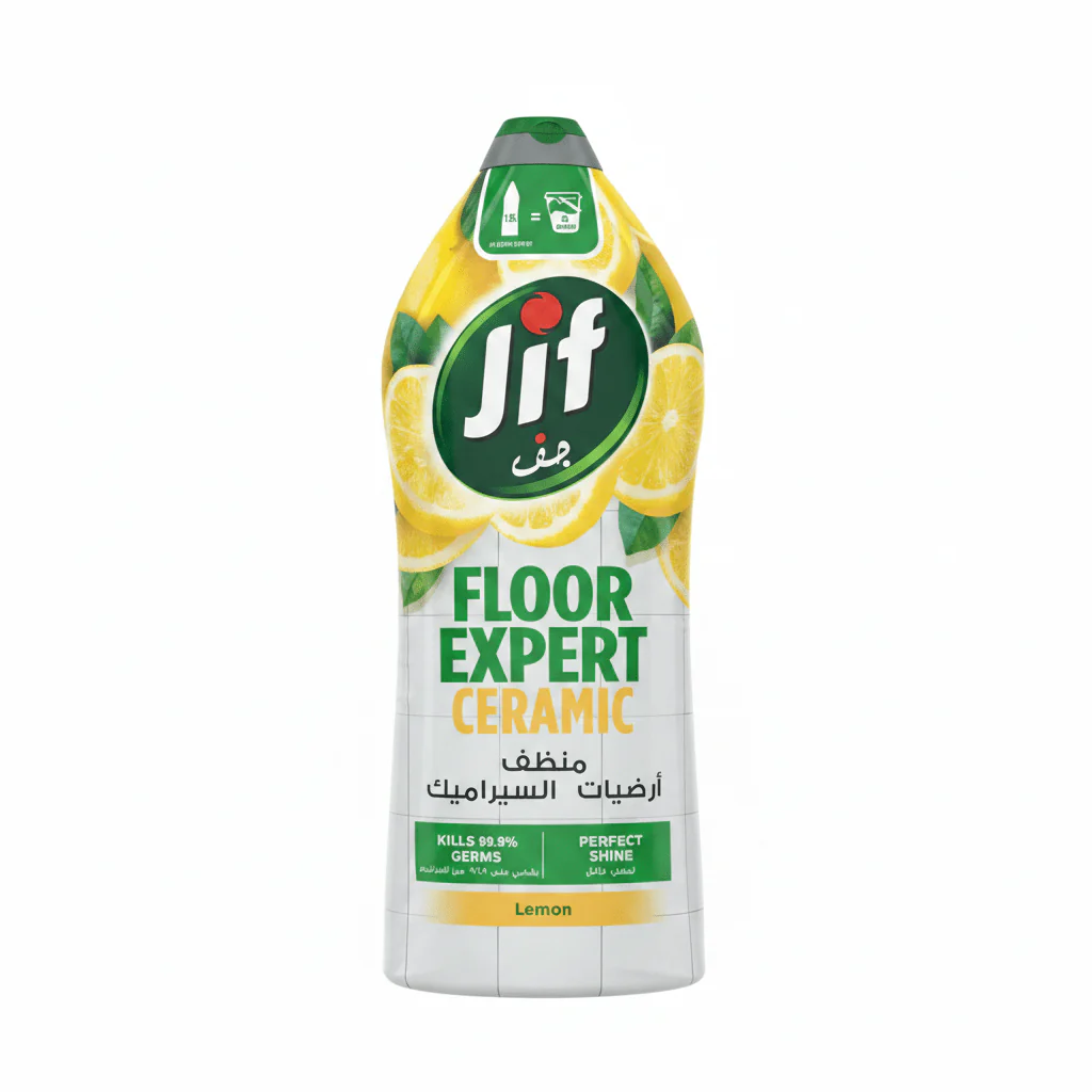 Jif Ceramic Lemon Floor Expert Liquid Cleaner-1500ml