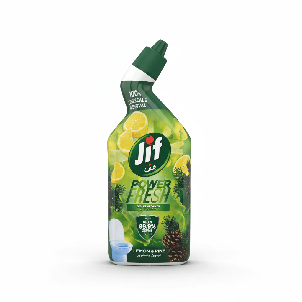 Jif Power Fresh Toilet Cleaner Lemon & Pine-500ml