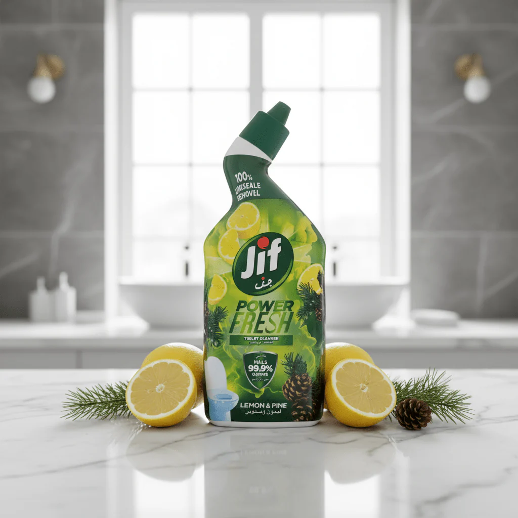 Jif Power Fresh Toilet Cleaner Lemon & Pine-500ml - Image 2