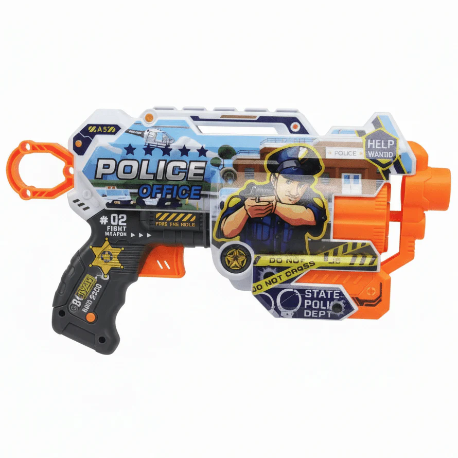 Joodi Fast Pioneer Toy Blaster Gun with 12 Foam Darts – Action Shooting Toy Set
