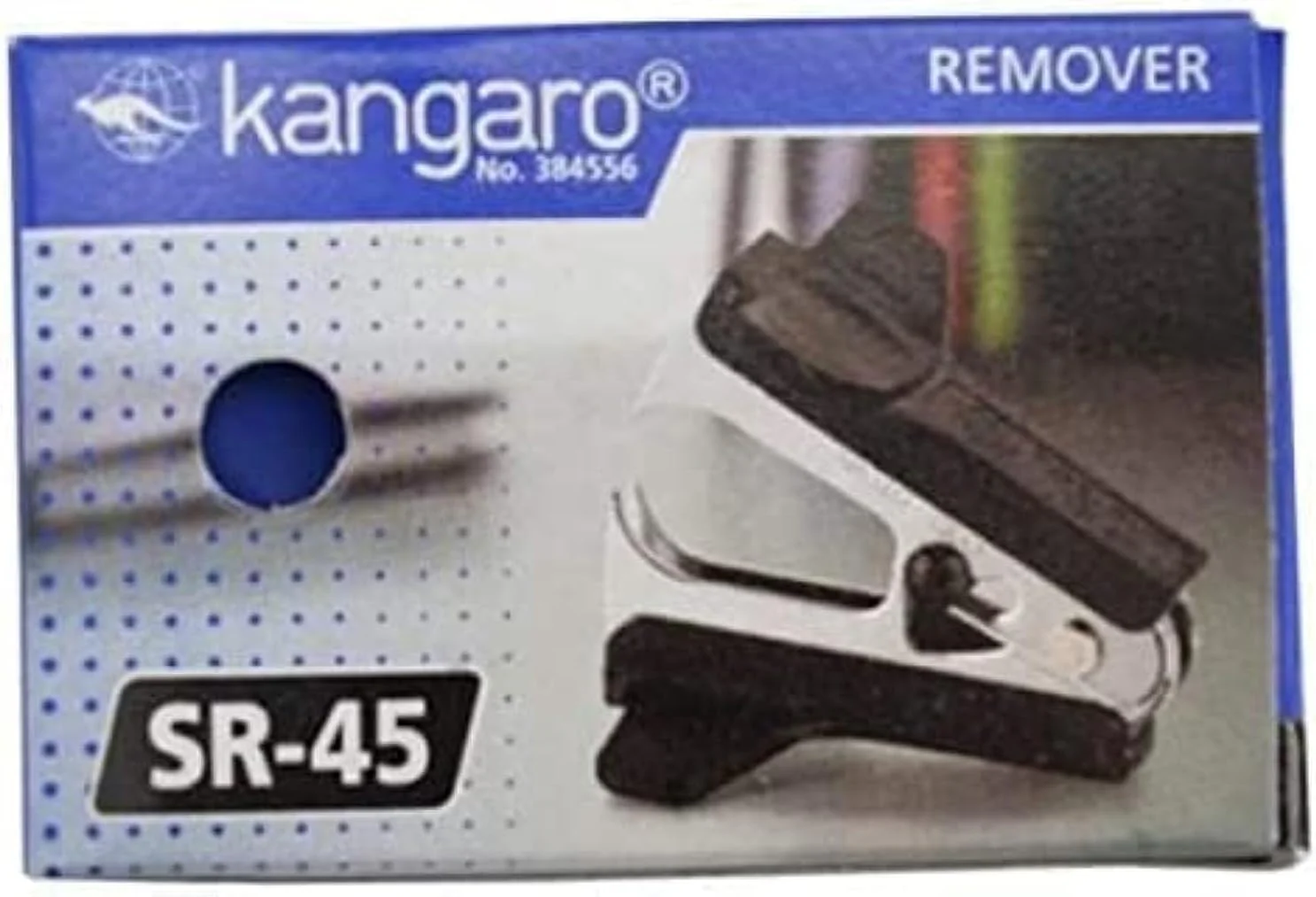 Kangaro Desk Essentials SR-45 Metal Staple Remover with Lock | Suitable for 30 Sheets | Perfect for Office, Home & School-Black - Image 2