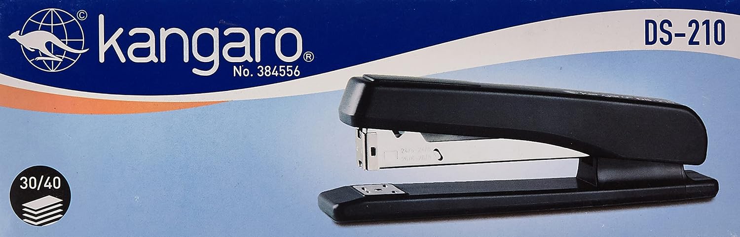 Kangaro DS-210 Stapler Plastic Body Color Black