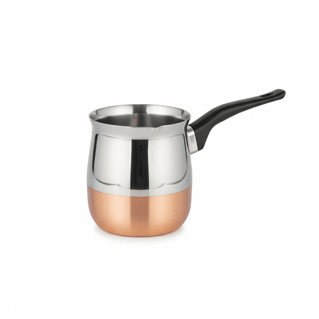 Kitchen Mark Stainless Steel Coffee Warmer With Copper Bottom-450ml