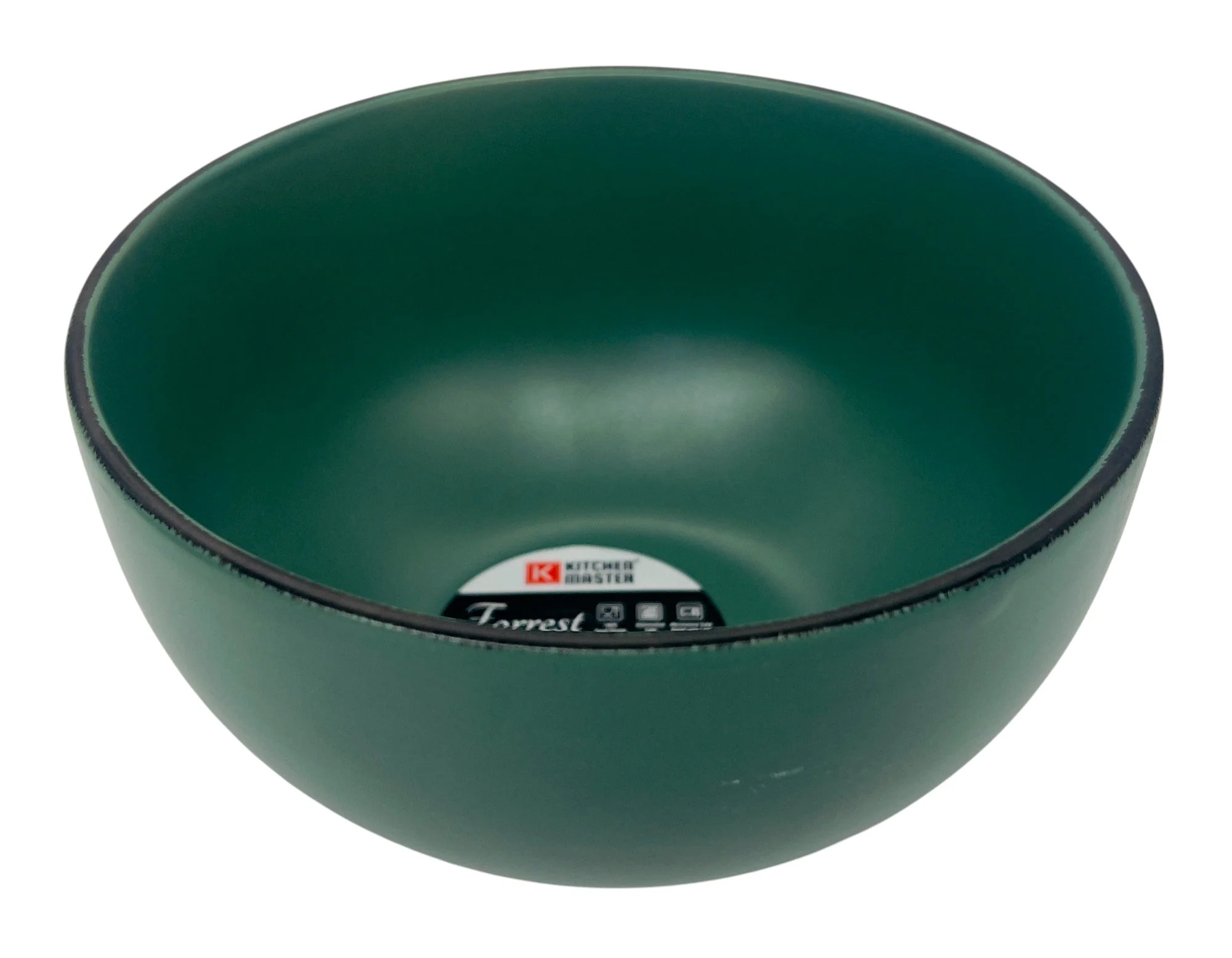 Kitchen Master Forest Porcelain Bowl 5.5", Green, SW04FO - Image 2