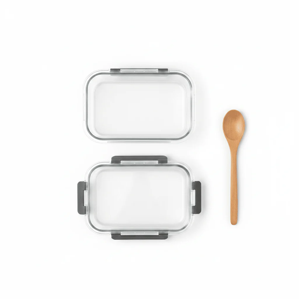 Kitchenmark Large Rectangular Glass Food Storage Container with Secure Airtight Lid – Multipurpose Use – 1520 ml - Image 3