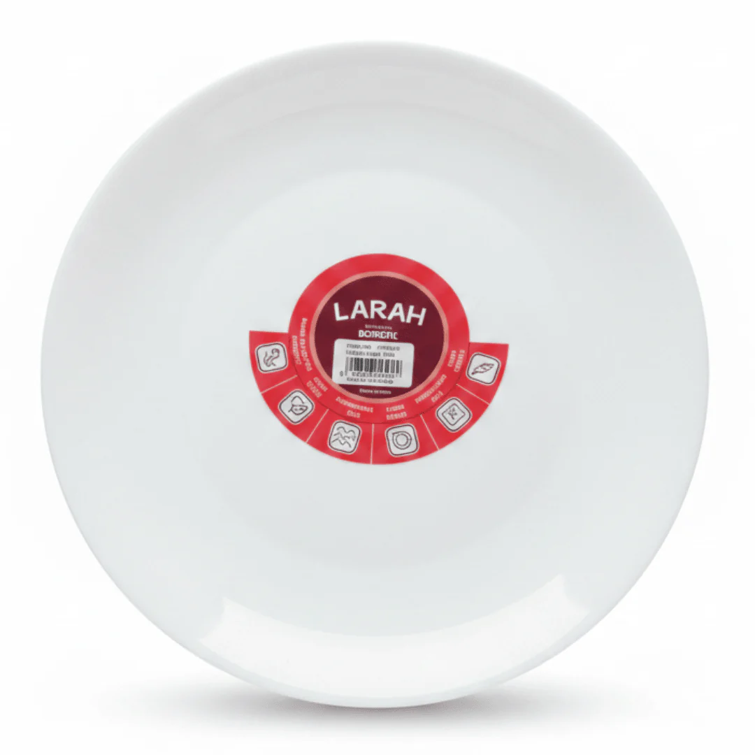 Larah Plain White Opalware Dinner Plate – 27cm