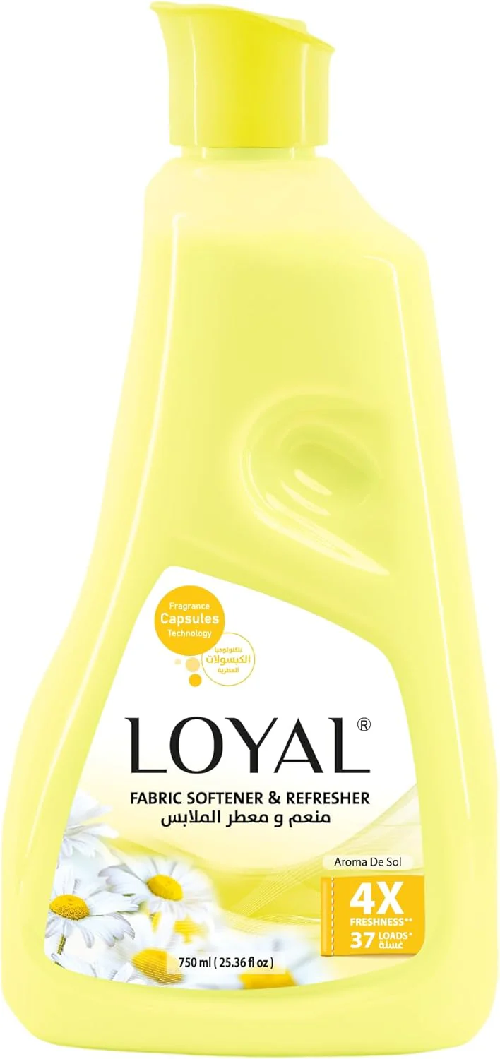 Loyal Aroma De Sol Fabric Softener & Refresher 750ml, 4X Freahness, 37 Loads