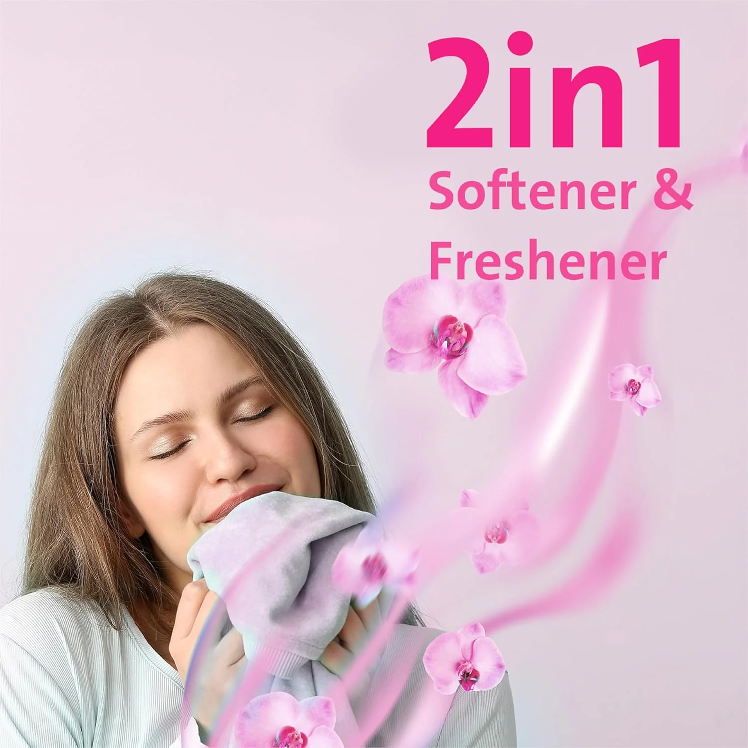 Loyal Soft Pink Fabric Softener & Refresher 3L, 4X Freahness, 150 Loads - Image 2