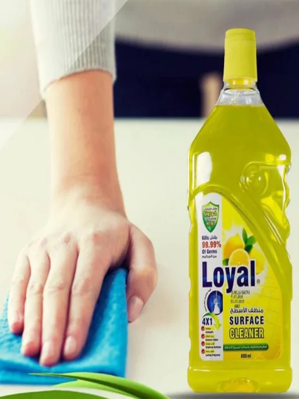 Loyal Surface Cleaner 800ml- Lemon & Lime, Disinfectant, Removes Stain, Brightens Surfaces, Lasting Fragrance - Image 2