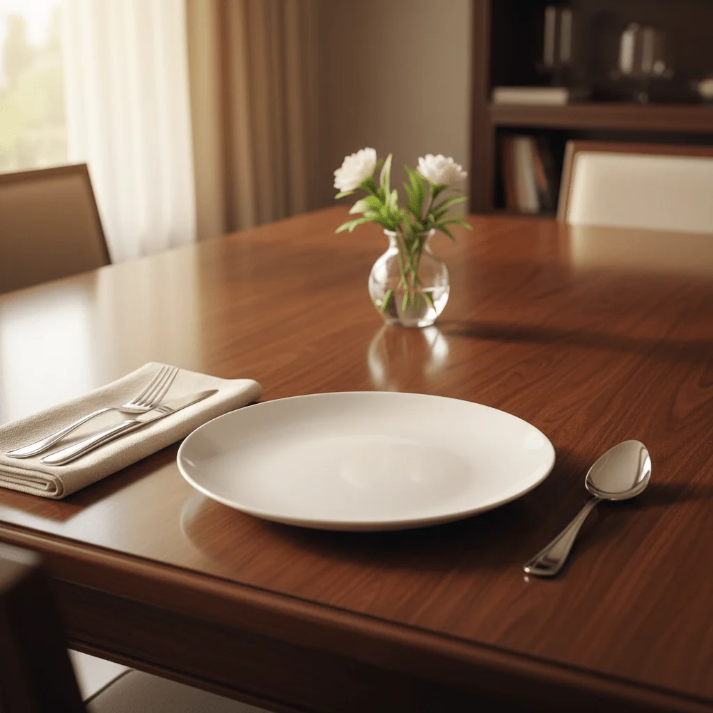Luhpar Versatile White Round Porcelain Plate 8 Inch – Medium Plate for Lunch, Salad & Serving - Image 2