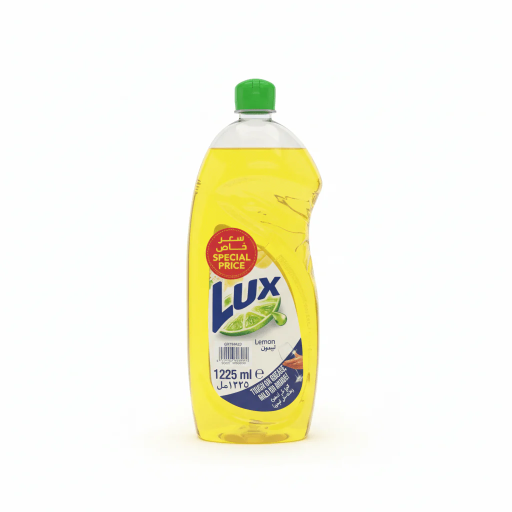 Lux Dish Soap, Tough on Grease, Gentle on Hands, Lemon, 1225ml