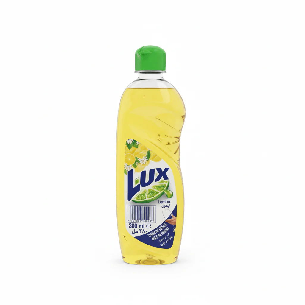Lux Dish Soap, Tough on Grease, Gentle on Hands, Lemon, 380ml