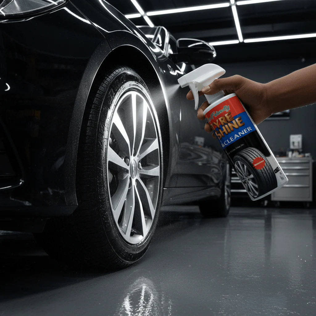 Majestic Waterless Tyre Polish Shine & Cleaner-500ml - Image 2