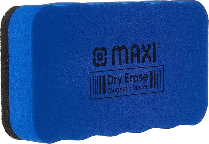 MAXI 2 Sided Green Whiteboard A4  + 4pcs  Colour Markers + 1pc Duster - Image 3