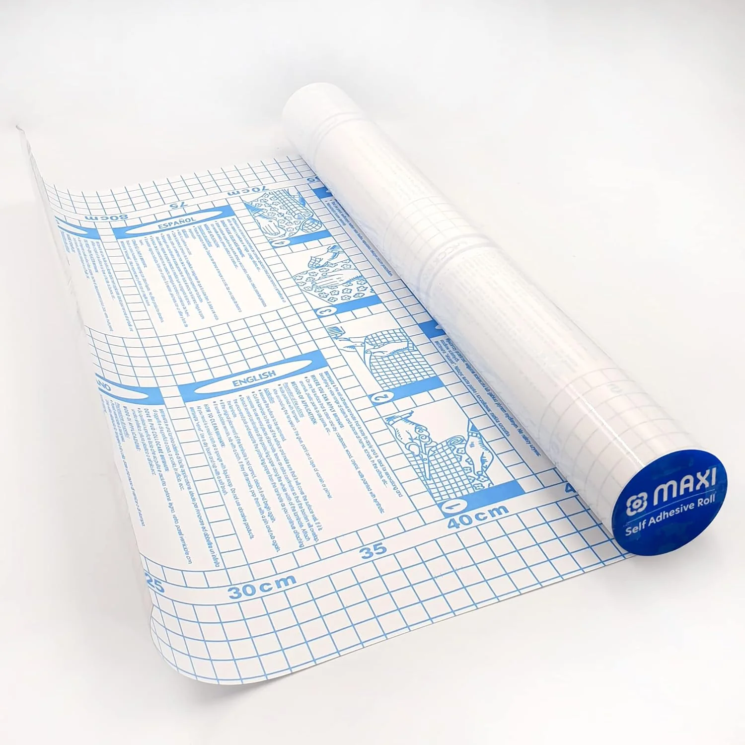 Maxi Clear Transparent Self Adhesive Roll 10MX45CM