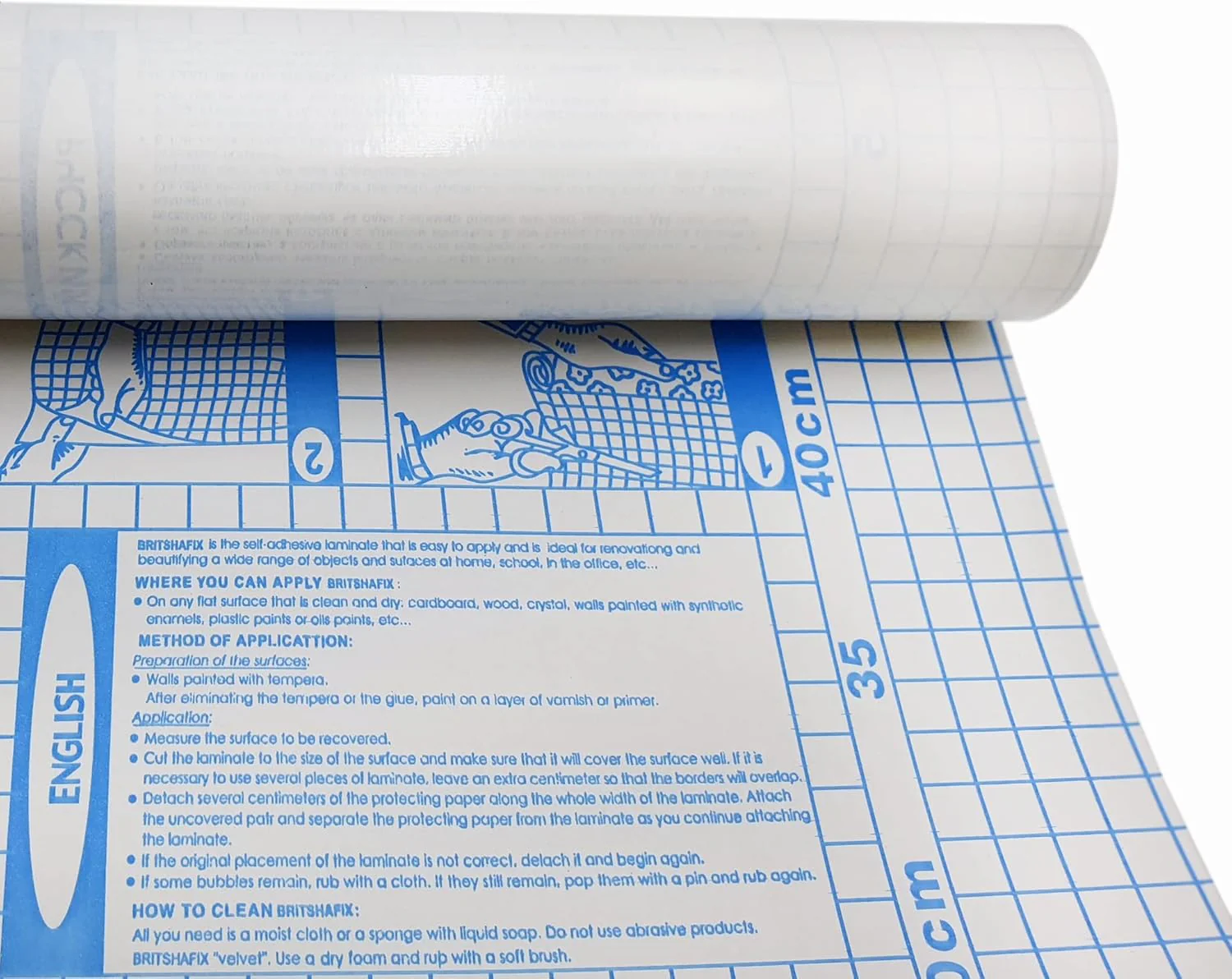 Maxi Clear Transparent Self Adhesive Roll 10MX45CM - Image 2